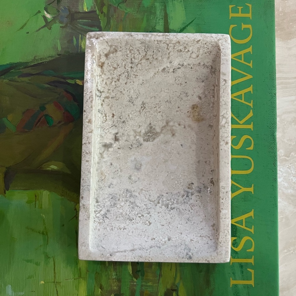 Travertine Soap Dish